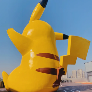 Célèbre figure de dessin animé en fibre de verre sculpture personnalisée <span class=keywords><strong>pikachu</strong></span> statue de pokemon - Product Image 4