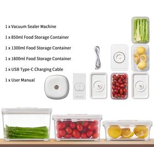 Pompe à vide alimentaire 4 en 1 avec rangement en ABS de qualité alimentaire pour une utilisation en cuisine, préservation de la fraîcheur et conception détachable - Product Image 2