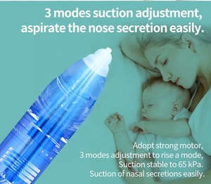 Inhalateur électrique de haute qualité pour le nez de bébé, fournitures essentielles pour le nettoyage du nez de bébé, vente directe des fabricants - Product Image 3