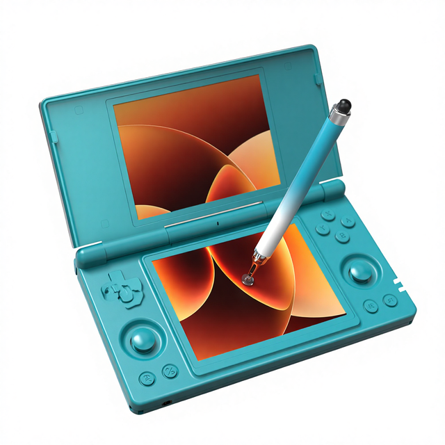 ANBERNI New RG DS Video Player Console Dual-Screen with Android 14 System128GB Retro Handheld Game Console Work TV