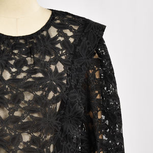 Blusas Casuales de Mujer 100% Poliéster, Venta al por Mayor, Blusa de Encaje para Mujer, Gran Venta - Product Image 4