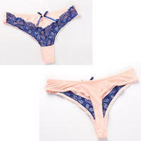 Culottes sexy transparentes en dentelle pour femmes, string en nylon à entrejambe ouvert, taille basse, couleur unie, nouveauté usine