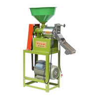 Mini Machine à Usiner le Riz Semi-Automatique Portable Équipement d'Étuvage et de Traitement du Riz Mini Moulin à Riz Décortiqueuse Portable