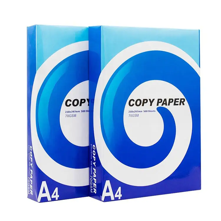Fábrica venda quente cópia mate alta qualidade foto papel branco importação papel a4 duplo 80gsm