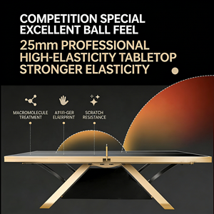 Vente directe d'usine, table de tennis de table 25 mm, table de <span class=keywords><strong>ping</strong></span>-<span class=keywords><strong>pong</strong></span> professionnelle, type compétition, haute élasticité pour les matchs professionnels - Product Image 6