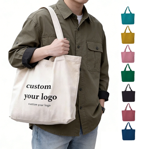 Bolsa de Lona de Algodón Reciclable con Diseño de Logotipo Personalizado Ujoy, Ecológica, Moderna, Reutilizable, para Compras - Product Image 1