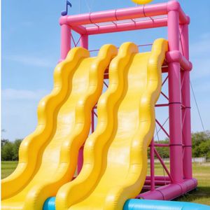 Grand château gonflable d'extérieur, labyrinthe, <span class=keywords><strong>aire</strong></span> <span class=keywords><strong>de</strong></span> <span class=keywords><strong>jeux</strong></span> pour enfants et <span class=keywords><strong>adultes</strong></span>, ville <span class=keywords><strong>de</strong></span> divertissement à vendre - Product Image 3