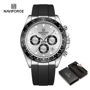 NAVIFORCE NF8054 8054 Montres à quartz originales, montres sport décontractées, chronographe, montre-bracelet lumineuse pour hommes, Reloj Montre Homme avec boîte - Product Image 6
