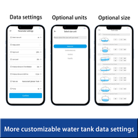 Tlc2206-Esp Instrumento de Medición de Volumen y Nivel de Tanque 4G y WiFi, Monitor de Nivel de Agua de 3 Metros, Sensor de Nivel Ultrasónico API