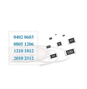 Dickschicht-Chip widerstand SMD 0402 0603 0805 1206 1210 1812 2010 2512 0R-1R-10M 1% 5% SMD-Widerstand