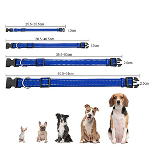 <span class=keywords><strong>Collar</strong></span> Clásico Personalizado para Perro con Diseño Reflectante, Decoración con Cintas de Patrón Sólido, Material de Neopreno y Nailon Súper Cómodo - Product Image 2