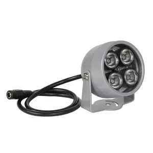 Iluminador IR de 850nm con 4 luces LED, infrarrojo, impermeable, visión nocturna, iluminación de relleno para CCTV, 12V CC, para cámaras de seguridad. - Product Image 1