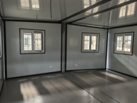 F700 20 pieds 40 pieds 3 chambres à coucher Petite villa préfabriquée avec cuisine Hôtels Salle de bain Maison de conteneur extensible préfabriquée en acier
