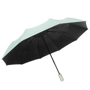 새로운 완전 uv 태양 비 우산 인쇄 23 인치 <span class=keywords><strong>3</strong></span> 배 자동 접는 남자 여자 우산 로고 - Product Image 6