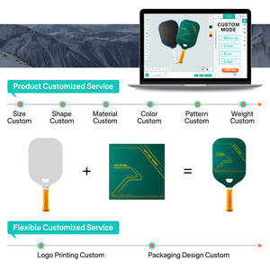 Raquette de pickleball à <span class=keywords><strong>prix</strong></span> avantageux, nouvelle arrivée, confortable, légère, durable, excellent contrôle, fabrication par pressage à froid. - Product Image 5