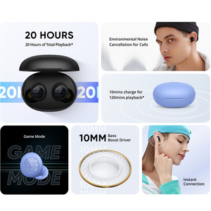 Auricolari Xiaomi Realme Ear Buds Q <span class=keywords><strong>Q2</strong></span>, Bluetooth 5.0, TWS True Wireless Stereo con Connessione Automatica Istantanea e Controllo Touch - Product Image 6