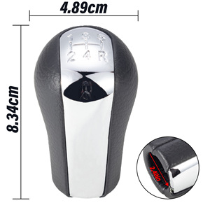 Toyota Manual Gear <b>Shift</b> <b>Knob</b> Leather 5 Speed 6 Speed Ergonomic Design For Corolla RAV4 - Product Image 3