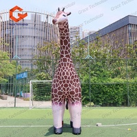 Mascotte géante réaliste réaliste authentique animal gonflable girafe modèle zoo parc gonflable girafe animal mascotte
