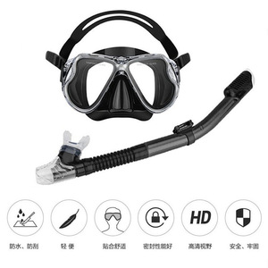 Máscara de Snorkel y Snorkel HhaoSport, Combo de Vidrio Templado, Talla Única, para Buceo, Natación y Deportes al Aire Libre - Product Image 4