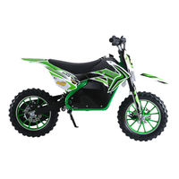 Yeni Gelen Anahtarla Çalıştırılan 25km/s Hızında Çocuk Elektrikli Motorlu Mini Çocuk Elektrikli Pit Bike Touring Dirt Bike 350W Motor Gücüyle