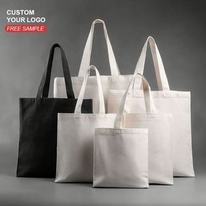 Bolsa de Compras de Lona de Algodón Reutilizable y Ecológica con Diseño de Tela - Product Image 2