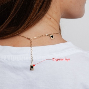 Ciondoli e Charms Personalizzabili in Acciaio Inossidabile con Logo del Brand, Accessori per Gioielli Fini, Ideali per la Creazione di Gioielli - Product Image 5