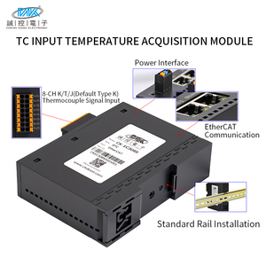 Módulo de Adquisición de Termopar de Alta Precisión ±0.5 ℃   Módulo de E/S EtherCAT Tipo <span class=keywords><strong>K</strong></span>/<span class=keywords><strong>J</strong></span>/T/E Compatible con Accuracy - Product Image 3