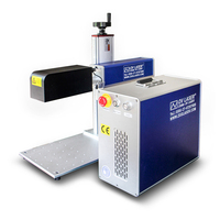Machine de gravure laser 3D en métal avec tête Galvo à mise au point dynamique JCZ / Marqueur laser à fibre 30w 50w pour acier courbé