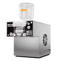 Machine à glace pilée Bingsu à refroidissement par air électrique Machine à glaçons comestible pour flocon de neige