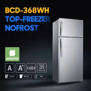 रसोई उपकरण रेफ्रिजरेटर आपूर्ति घरेलू उपयोग डबल डोर रेफ्रिजरेटर 400L