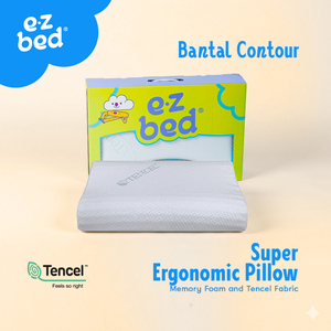 E Z <b>Bed</b> Keram ergonomic <b>pillow</b> features contoured support for the neck and shoulders creating comfortable rest throughout every - Product Image 1