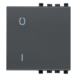 Push <b>Button</b> Switch Grey O I Symbol 4.46x4.9x2.29 Cm - Product Image 1