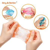 Jouet Squishy en Maltose Extensible Anti-Stress, Jouet Sensoriel Doux à Presser en Forme de Bonbon pour Enfants et Adultes