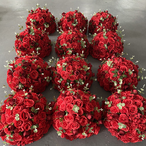Gran oferta, Bola de flores marrones para boda, Bola de flores artificiales, toque real, Bola de flores de alta calidad, centros de mesa, decoración - Product Image 3