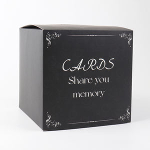 Hardcover Black Condo lence Memory Table-Karte in Loving Memory Funeral Guest Book-Sets für den benutzer definierten Druck - Product Image 5