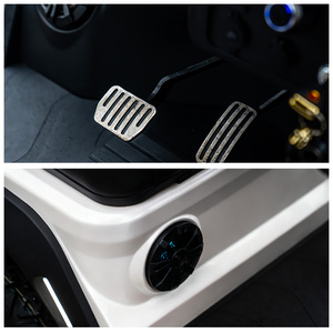 รถกอล์ฟ 4 ที่นั่ง ใช้พลังงานแบตเตอรี่ พร้อมยางเสริม รถกอล์ฟแบบยกพื้น - Product Image 2