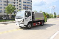Camion compacteur de déchets lourd Euro6 Cummins avec options de puissance double, transmission rapide et système de contrôle intelligent