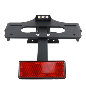 Waximoto Compatible con <span class=keywords><strong>CFmoto</strong></span> 650NK NKS <span class=keywords><strong>400NK</strong></span> NKS, Soporte de Matrícula de Aluminio, Eliminador de Guardabarros, Guardabarros Trasero, Garantía de 12 Meses - Product Image 3