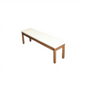 Banco de Madera Maciza para Conjuntos de Muebles de Exterior, Hoteles, Resorts, Restaurantes y Proyectos Comerciales - Product Image 1