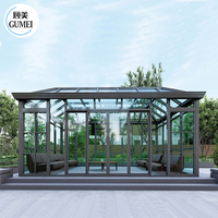 Pièces de soleil en Aluminium trempé, 4 saisons, profil OEM, verrière, maisons préfabriquées, fabrication de maisons