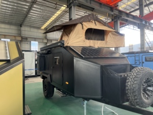 Fctrailers Remolque de Camper pequeño de ejes dobles con panel solar Autocaravana cerrada a la venta - Product Image 6