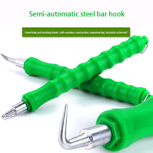 Gancho semiautomático para atar barras de acero, herramienta manual de construcción para atar alambres y torsionar. - Product Image 3