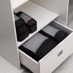 Échantillon gratuit, personnalisation multicolore, durable, léger, 4 ensembles de sacs de compression pour voyages - Product Image 3