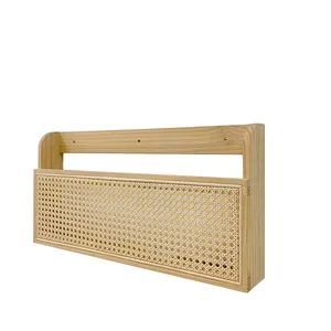 Estantería de ratán creativa de estilo moderno para niños, exhibición de <span class=keywords><strong>libros</strong></span> de imágenes de <span class=keywords><strong>pared</strong></span> de estilo nórdico para niños en estudios de guardería - Product Image 1