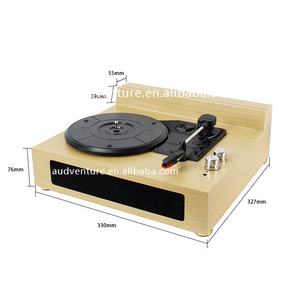 Tourne-disque <span class=keywords><strong>vinyle</strong></span> en bois avec support d'affichage d'album - Product Image 6