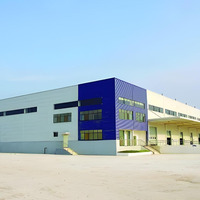 Grande structure en acier robuste pour entrepôt, hangar en structure métallique, entrepôt en structure en acier