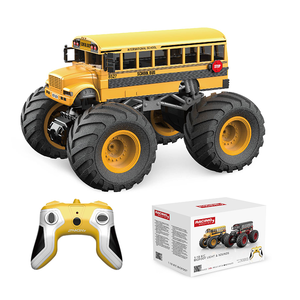 Quy Mô 1:18 Điều Khiển Từ Xa Xe 2.4 Ghz Off Road <span class=keywords><strong>RC</strong></span> Xe Buýt Trường Học <span class=keywords><strong>RC</strong></span> Sở Thích Đua Xe Với Đèn LED Ánh Sáng Và Âm Thanh - Product Image 1