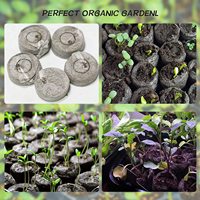 Bouchons de sol pour semis de jardin Coco Peat Pellet