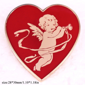 Cupidon Ange Amour Broche Couple Saint Valentin Badge Décoration Pin Saint Valentin Cadeau Vêtements Décoration Accessoires - Product Image 5
