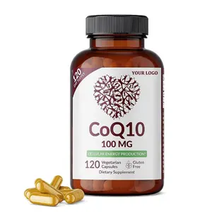 Private Label Hot Selling High Absorption Vegan Coenzyme Q10 Powder Coenzyme Q10 capsules CoQ10 capsule